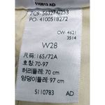 Levi's 501 Women's Yellow Button Fly Denim Jean Shorts Size 28 Waist Photo 7