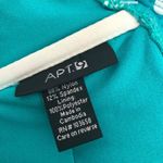 Apt. 9 NEW  Womens M Teal Polka Dot Bandeau Bikini Swim Top Photo 6