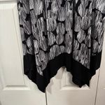 Elie McCarthy black white handkerchief dress size 3XL Photo 4