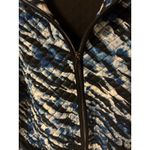 Ruby Rd  Women's Size L Blue And Black Full Zip Jacket Photo 2