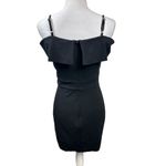 Alexa B Women’s Classic Black Spaghetti Strap Front Bow Mini Dress Size 4 Photo 7