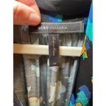 BCBGMAXAZRIA Womenâ 6 Abstract Paint Blue Blouson Dress Cowl Neck Business Photo 12