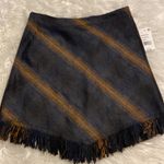 Sanctuary  Skirt size XS so beautiful brand new with tags navy blue and gold Photo 9