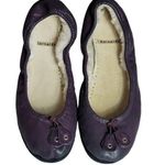 Bernardo  Leather Flats Shearling Lined Ballerina Purple Sz 6M Photo 1