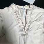 Vintage 60s 70s Silk Cream Off Photo 4