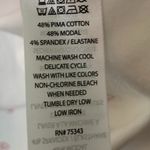 Cynthia Rowley 3/4 Sleeve Heart Detail Blouse Photo 3