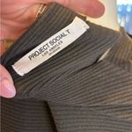 Project Social T Cozy Black Ribbed Sweater Dress Photo 2