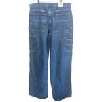 AGOLDE Magda Carpenter Wide-Leg Denim Jeans Darkness Blue Size 33 NWT Photo 3