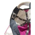 Adidas  Pink & White Cotton Adjustable Strapback Hat For Women Photo 7