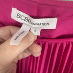 BCBGeneration Pleated Popover Mini Dress in Pink Size S Photo 8