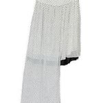 NWT Love Point Pin Up Style Polka Dot Bustier Dress With Train White Size L Photo 0