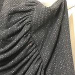 I.N. San Francisco Black M Strapless Shimmery Tulip Asymmetrical Dress Fit & Flare Night Out Shiny Photo 4