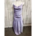 SheIn BIZwear Cowl Neck Solid Slip Dress Workwear Evening/Wedding Gown Photo 1