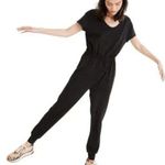 Madewell  MWL Breeze Drawstring Black Short Sleeve Jumpsuit Size Extra Small Photo 0