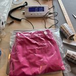 ZARA BASIC Womens Pink Tailored Trousers Cropped Ankle Length Size M Classic Size M Photo 8