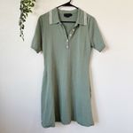 Hatch Erin Polo Sweater Dress Sz L Green Photo 1