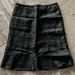 Akris Punto Fit & Flare Denim Mini Skirt in Black Size 4 EXCELLENT! Photo 2