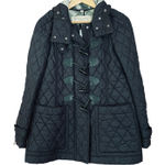 Burberry  Brit Coat Jacket Quilted Hooded Black Size XS Photo 0