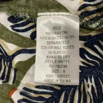 Kori  america green leaf wrap dress in size small Photo 4