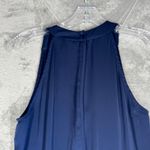 Saturday Sunday Anthropologie Jumpsuit Women's S Navy Blue Sleeveless Tie Waist Photo 4
