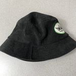 Boys Lie  Corduroy Bucket Hat Black Green Cherub Angel Logo Patch One Size Y2K Photo 2