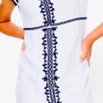 Boden USA Boden Bea linen embroidered dress size 10R Photo 0