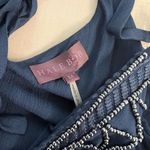 Hale Bob  Women's Spaghetti Beaded Breezy Flowy Sundress In Blue Size M Photo 8