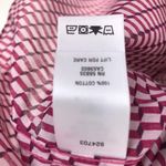 Cabela's  Women's Blouse Shirt 3/4 Sleeve Geometric Pink Cotton Photo 7