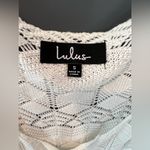 Lulus White Cover Up Dress, NWT, Small Photo 1