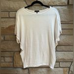 Quince  Brushed Short Sleeve Lounge Tee in Heather Oatmeal Cream XS Photo 2