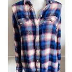 Gap  Pendleton • Blue Pink Plaid Flannel Shirt Photo 0