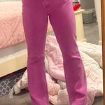 ZARA Women Pink/Raspberry Denim Jeans Photo 0