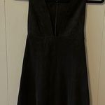 Wilfred  Faux Suede Black Dress Size 0 Photo 0