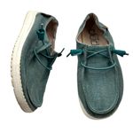 Hey Dude  Turquoise Blue Wendy Slip On Canvas Shoes Photo 0