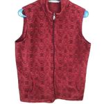 Woolrich  Deep Ruby Fleece Vest Photo 1