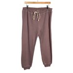 The Great Sweatpants Women Size 2 Medium Drawstring Waist Cotton Joggers Quartz Purple Photo 2