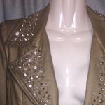 Sam Edelman  Faux Leather Embellished Jacket Photo 3