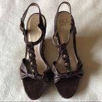BKE  Brown Leather Platform Wedges Size 8.5 Photo 1