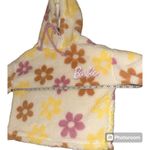 Barbie Women's Graphic Faux Fur Hooded Pullover, XS White Photo 6