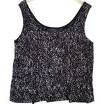 Alex Evenings  Black Tank Top Scoop Neckline Women’s Size XL Photo 0