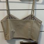 ZARA  Faux Leather Crop Top Photo 2