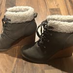 Nautica Grey Wedge Booties Photo 1