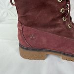 Timberland  Women's Jayne Fleece-Lined Boots Burgundy Nubuck Size‎ 8 Photo 1