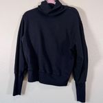 AGOLDE Black Turtleneck Sweater Womens L Ribbed Oversized Sleeve Fall Casual Photo 1