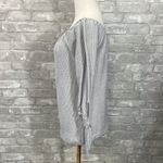 Charlie Paige  Black and White Striped Blouse Photo 1