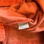 Bryn Walker Vintage Cotton Waffle Corduroy Button Down Shacket Orange, Sz M Photo 15