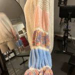 Boutique Knit sweater with patterned puff long sleeves  Photo 3