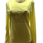 CK Jeans long sleeve tee size small new with tags Yellow Photo 0