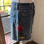 PacSun  Red and Blue Embellished Pencil Mini Skirt Photo 3