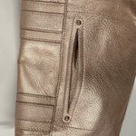 B Makowsky B. Makowsky Metallic Rose Gold Leather Crossbody Purse Photo 7